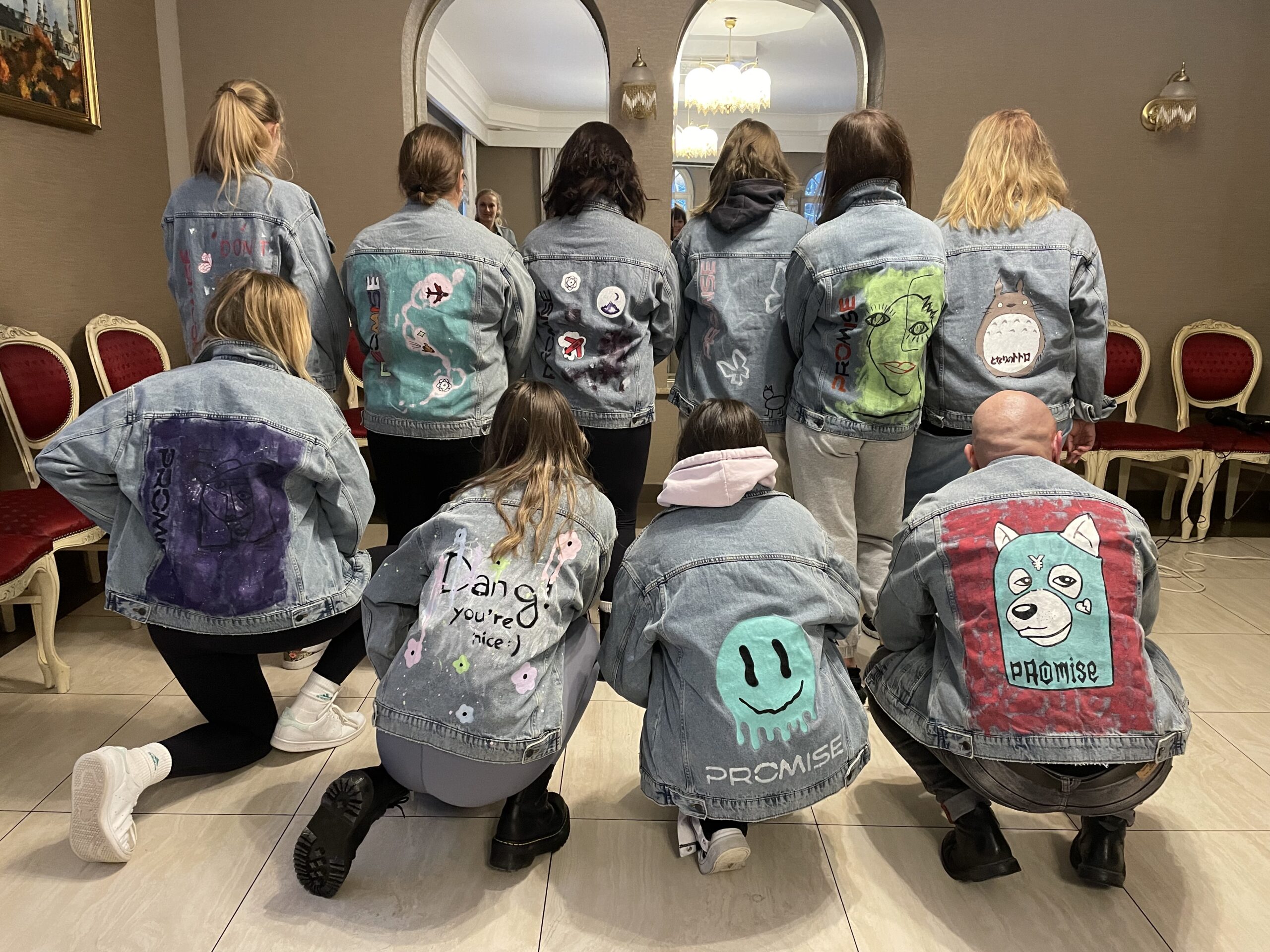 Warsztaty firmowe, warsztaty malowania ubrań